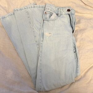 Garage Light Blue Wide Leg Jeans